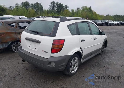 2004 Pontiac Vibe из США, поврежденный, VIN 5Y2SL62884Z441298